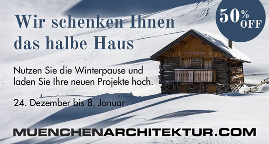 Architekturhighlights Winter-Special 50% Rabatt